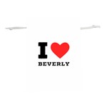 I love beverly Lightweight Drawstring Pouch (L) Back