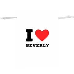 I Love Beverly Lightweight Drawstring Pouch (xl) by ilovewhateva