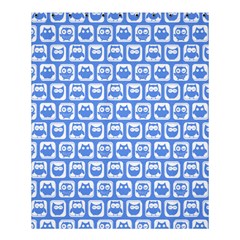 Blue And White Owl Pattern Shower Curtain 60  X 72  (medium)  by GardenOfOphir