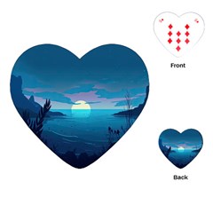 Ai Generated Ocean Sea Water Anime Nautical Playing Cards Single Design (heart)