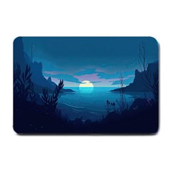 Ai Generated Ocean Sea Water Anime Nautical Small Doormat by Ravend