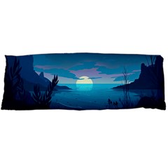 Ai Generated Ocean Sea Water Anime Nautical Body Pillow Case Dakimakura (two Sides) by Ravend