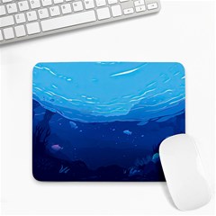 Ai Generated Ocean Sea Fish Underwater Water Small Mousepad by Ravend