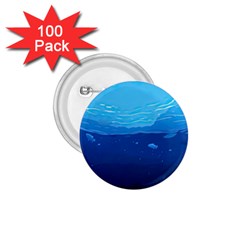 Ai Generated Ocean Sea Fish Underwater Water 1 75  Buttons (100 Pack)  by Ravend