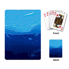 Ai Generated Ocean Sea Fish Underwater Water Playing Cards Single Design (rectangle) by Ravend