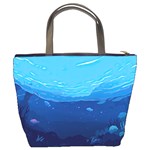 Ai Generated Ocean Sea Fish Underwater Water Bucket Bag Back