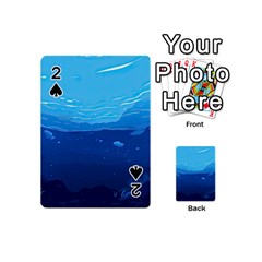 Ai Generated Ocean Sea Fish Underwater Water Playing Cards 54 Designs (mini) by Ravend