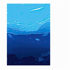 Ai Generated Ocean Sea Fish Underwater Water Large Garden Flag (two Sides) by Ravend