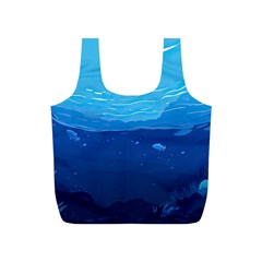 Ai Generated Ocean Sea Fish Underwater Water Full Print Recycle Bag (s) by Ravend