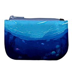 Ai Generated Ocean Sea Fish Underwater Water Large Coin Purse