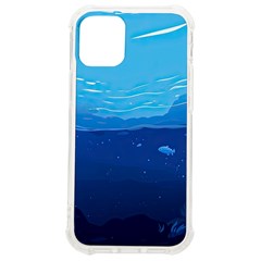 Ai Generated Ocean Sea Fish Underwater Water Iphone 12 Mini Tpu Uv Print Case	 by Ravend