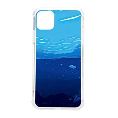 Ai Generated Ocean Sea Fish Underwater Water Iphone 11 Pro Max 6 5 Inch Tpu Uv Print Case by Ravend