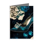 Glass Slipper Blues Fairytale Mini Greeting Cards (Pkg of 8) Right