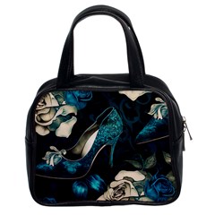 Glass Slipper Blues Fairytale Classic Handbag (two Sides) by Ravend