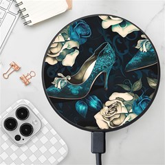 Glass Slipper Blues Fairytale Wireless Fast Charger(black)