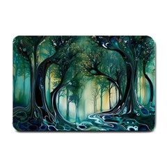 Trees Forest Mystical Forest Nature Small Doormat by Ravend