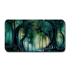 Trees Forest Mystical Forest Nature Medium Bar Mat by Ravend