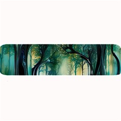 Trees Forest Mystical Forest Nature Large Bar Mat by Ravend