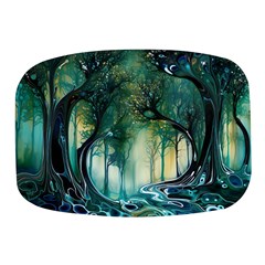 Trees Forest Mystical Forest Nature Mini Square Pill Box by Ravend