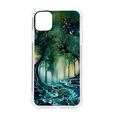 Trees Forest Mystical Forest Nature Iphone 11 Tpu Uv Print Case by Ravend