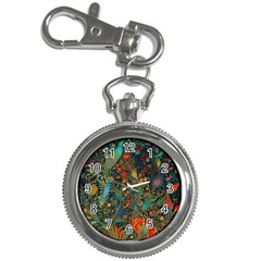 Ai Generated Flowers Trees Forest Mystical Forest Key Chain Watches by Ravend