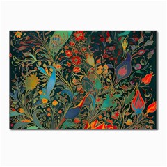 Ai Generated Flowers Trees Forest Mystical Forest Postcard 4 x 6  (pkg Of 10) by Ravend