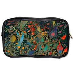 Ai Generated Flowers Trees Forest Mystical Forest Toiletries Bag (one Side) by Ravend