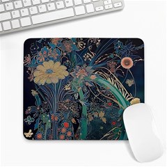 Ai Generated Flower Trees Forest Mystical Forest Large Mousepad by Ravend