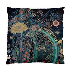 Ai Generated Flower Trees Forest Mystical Forest Standard Cushion Case (two Sides) by Ravend