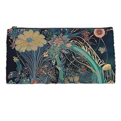 Ai Generated Flower Trees Forest Mystical Forest Pencil Case by Ravend