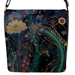 Ai Generated Flower Trees Forest Mystical Forest Flap Closure Messenger Bag (s) by Ravend