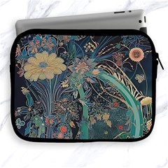 Ai Generated Flower Trees Forest Mystical Forest Apple Ipad 2/3/4 Zipper Cases by Ravend