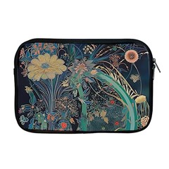 Ai Generated Flower Trees Forest Mystical Forest Apple Macbook Pro 17  Zipper Case by Ravend