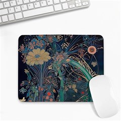 Ai Generated Flower Trees Forest Mystical Forest Small Mousepad by Ravend