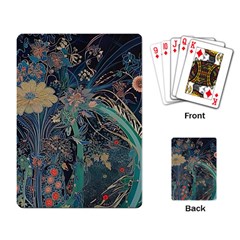 Ai Generated Flower Trees Forest Mystical Forest Playing Cards Single Design (rectangle) by Ravend