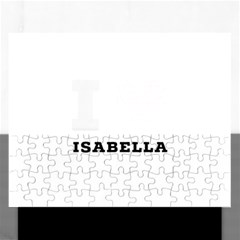 I Love Isabella Rectangular Jigsaw Puzzl by ilovewhateva