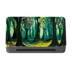 Ai Generated Trees Forest Mystical Forest Nature Art Memory Card Reader With Cf by Ravend