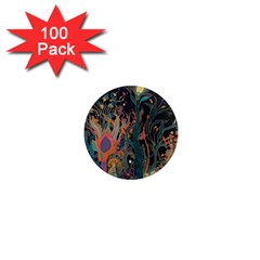 Ai Generated Trees Forest Mystical Forest Nature 1  Mini Magnets (100 Pack)  by Ravend