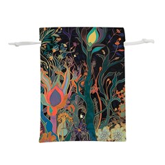 Ai Generated Trees Forest Mystical Forest Nature Lightweight Drawstring Pouch (M)