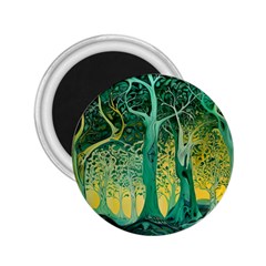 Nature Trees Forest Mystical Forest Jungle 2 25  Magnets by Ravend