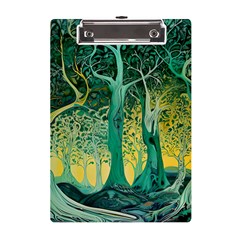 Nature Trees Forest Mystical Forest Jungle A5 Acrylic Clipboard by Ravend