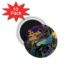 Ai Generated Flowers Trees Forest Mystical Forest Pattern 1 75  Magnets (10 Pack)  by Ravend