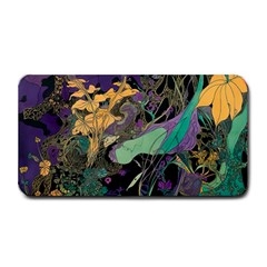 Ai Generated Flowers Trees Forest Mystical Forest Pattern Medium Bar Mat by Ravend