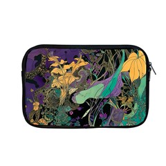 Ai Generated Flowers Trees Forest Mystical Forest Pattern Apple Macbook Pro 13  Zipper Case by Ravend