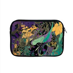 Ai Generated Flowers Trees Forest Mystical Forest Pattern Apple Macbook Pro 15  Zipper Case by Ravend