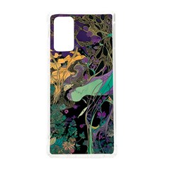 Ai Generated Flowers Trees Forest Mystical Forest Pattern Samsung Galaxy Note 20 Tpu Uv Case by Ravend