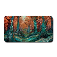 Ai Generated Tree Forest Mystical Forest Nature Medium Bar Mat by Ravend