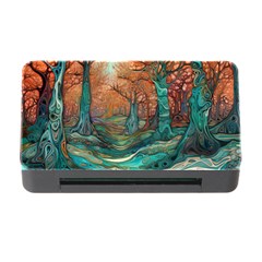 Ai Generated Tree Forest Mystical Forest Nature Memory Card Reader With Cf by Ravend