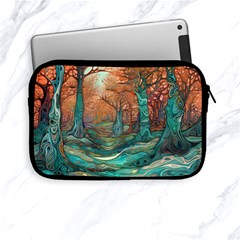 Ai Generated Tree Forest Mystical Forest Nature Apple Ipad Mini Zipper Cases by Ravend