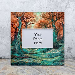 Ai Generated Tree Forest Mystical Forest Nature White Box Photo Frame 4  X 6  by Ravend